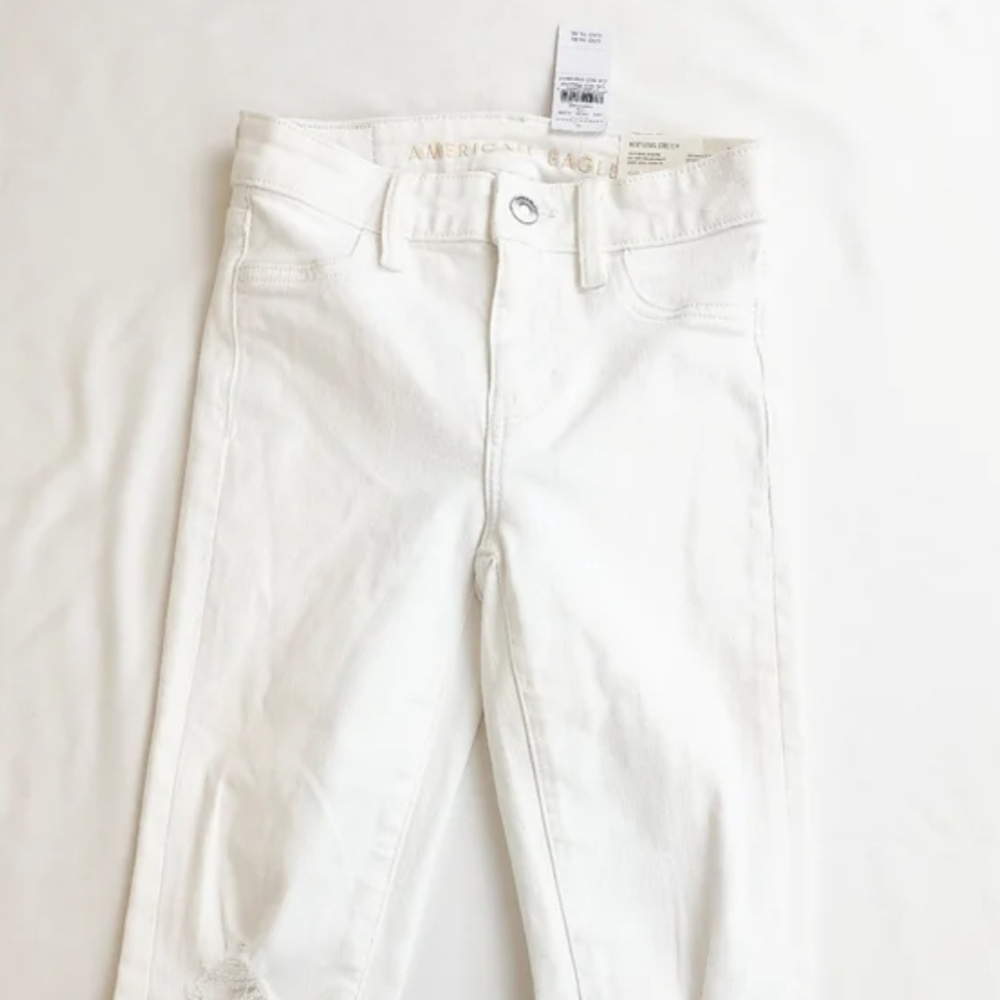 American Eagle Next Level Stretch Distressed Hi Rise Jegging - Picture 4 of 11